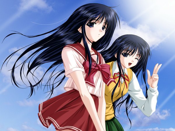 Anime picture 1024x768 with to heart tagme