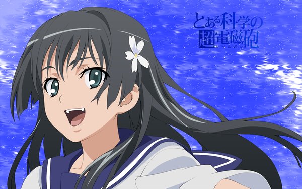 Anime picture 1920x1200 with to aru kagaku no railgun j.c. staff saten ruiko highres wide image close-up