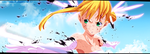 Anime picture 1107x400