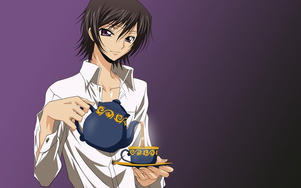 Anime picture 2560x1600 with code geass sunrise (studio) lelouch lamperouge highres wide image
