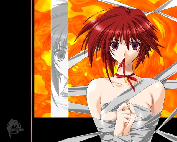 Anime picture 1280x1024 with suzuhira hiro light erotic ribbon (ribbons) tagme comic pot