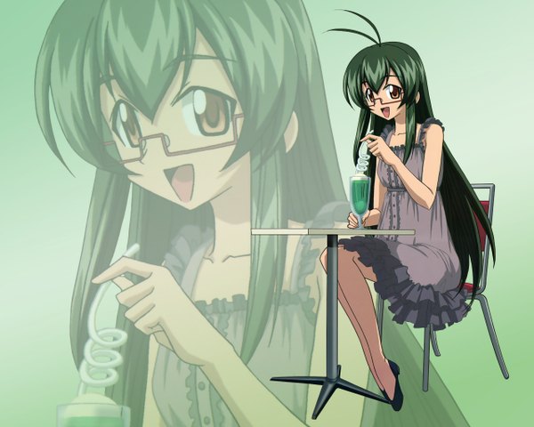 Anime picture 1280x1024 with mahou sensei negima! saotome haruna tagme paru