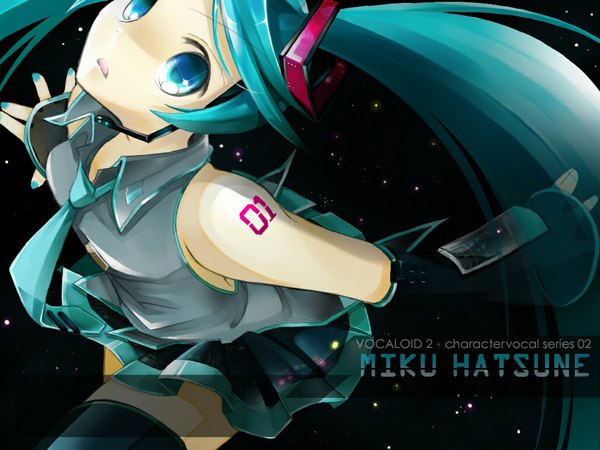 Anime picture 1024x768 with vocaloid hatsune miku girl tagme