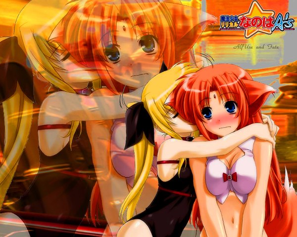Anime picture 1280x1024 with mahou shoujo lyrical nanoha mahou shoujo lyrical nanoha strikers fate testarossa light erotic girl