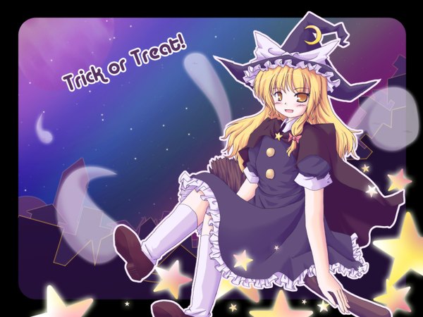 Anime picture 1600x1200 with touhou kirisame marisa girl tagme