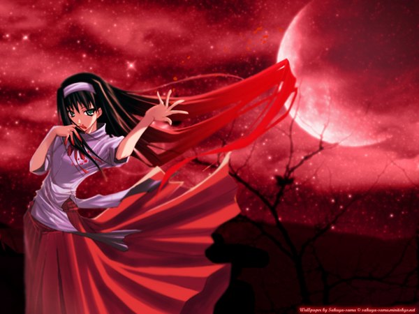 Anime picture 1280x960 with shingetsutan tsukihime type-moon toono akiha tagme