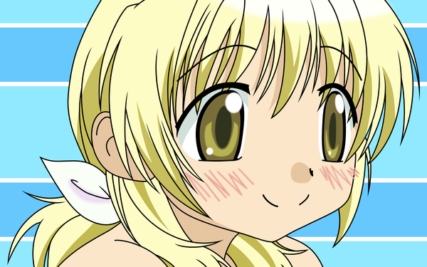 Anime picture 1920x1200 with hidamari sketch shaft (studio) miyako highres wide image close-up