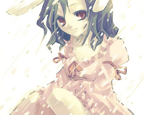 Anime picture 1280x1024 with touhou inaba tewi girl tagme