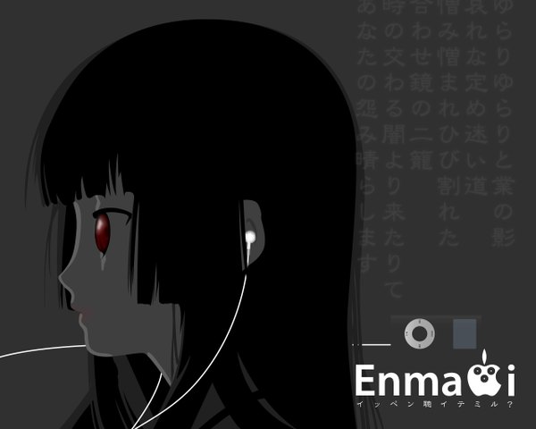 Anime picture 1280x1024 with hell girl studio deen ipod enma ai parody