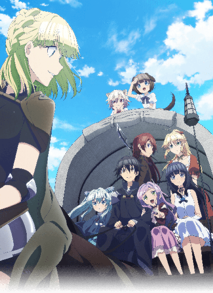 Anime-Bild 1860x2550 mit death march kara hajimaru isekai kyousoukyoku silver link arisa (death march) zena marientail tama (death march) pochi (death march) nana (death march) liza (death march) lulu (death march) suzuki ichirou mia (death march) long hair tall image blush fringe highres short hair breasts open mouth blue eyes