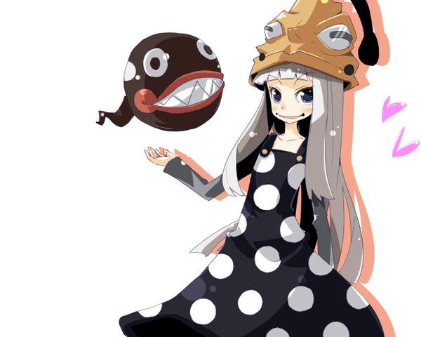 Anime picture 1280x1024 with soul eater studio bones eruka frog white background tagme