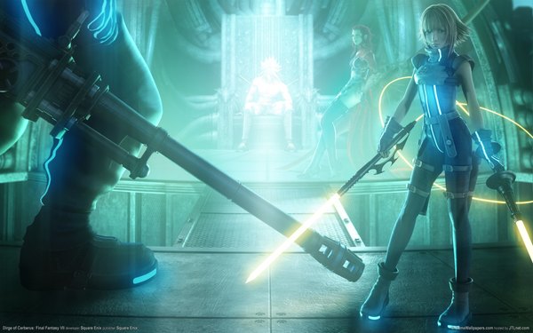 Anime picture 1920x1200 with final fantasy final fantasy vii square enix highres wide image