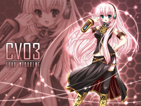 Anime picture 1280x960 with vocaloid megurine luka girl tagme naru mi