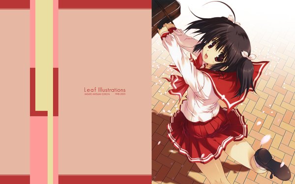 Anime picture 1920x1200 with to heart 2 leaf (studio) yuzuhara konomi highres wide image