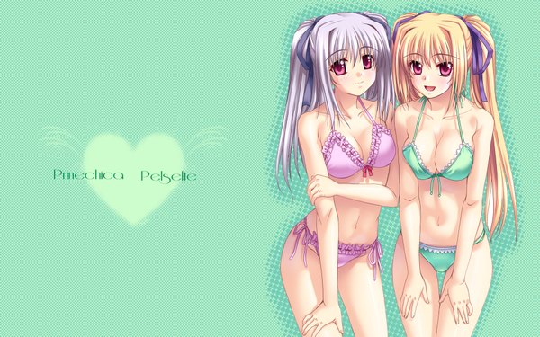 Anime picture 1920x1200 with shinkyoku soukai polyphonica yugiri perserte yugiri princesca highres light erotic wide image