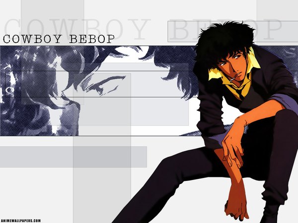 Anime picture 1024x768 with cowboy bebop sunrise (studio) spike spiegel boy tagme