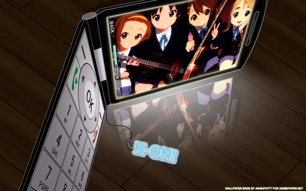 Anime picture 1440x900 with k-on! kyoto animation akiyama mio hirasawa yui kotobuki tsumugi tainaka ritsu wide image