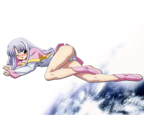 Anime picture 1280x1024 with chrono crusade gonzo azmaria hendric wave ride light erotic pantyshot girl