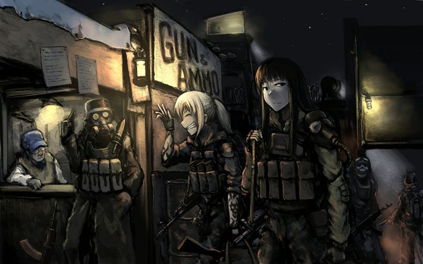 Wallpaper : anime girls, soldier, Hetza, Person, machine gun, Hellshock,  screenshot 1826x1080 - mpjuan06 - 124404 - HD Wallpapers - WallHere