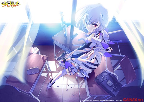 Anime picture 1280x905 with neon genesis evangelion gainax ayanami rei tagme