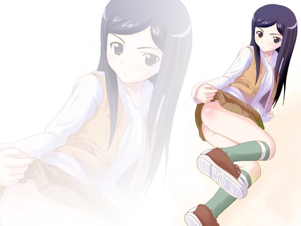 Anime picture 1280x960 with mai hime sunrise (studio) kuga natsuki light erotic tagme