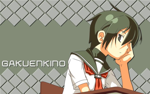 Anime picture 1920x1200 with kino no tabi kino (kino no tabi) highres wide image green background