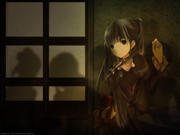 Anime picture 1600x1200 with houden eizou dark background tagme