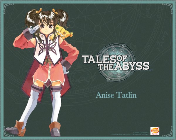 Anime picture 1280x1024 with tales of (series) tales of the abyss anise tatlin tokunaga tagme