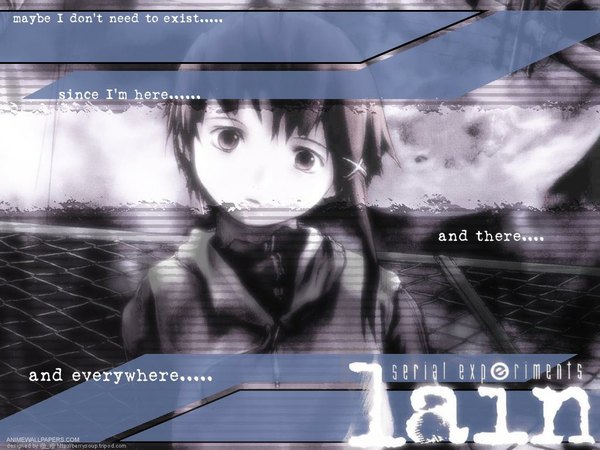 Anime picture 1024x768 with serial experiments lain iwakura lain tagme