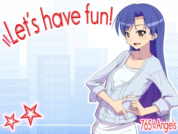 Anime picture 1600x1200 with idolmaster kisaragi chihaya tagme