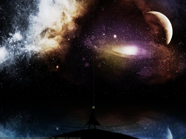 Аниме картинка 1280x960 с гуррен-лаганн, пронзающий небеса gainax simon космос звезда (звёзды)