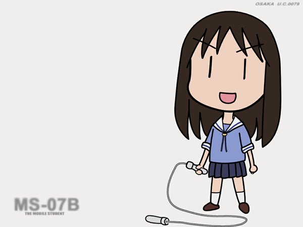 Anime picture 1024x768 with azumanga daioh j.c. staff kasuga ayumu l l girl tagme
