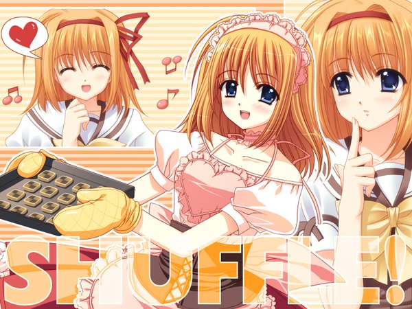 Anime picture 1600x1200 with shuffle! fuyou kaede nishimata aoi highres wallpaper