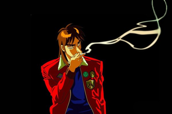 Anime picture 1200x800 with ultimate survivor kaiji itou kaiji brown hair wallpaper black background smoke smoking boy jacket cigarette