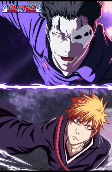 Anime picture 900x1373 with bleach studio pierrot kurosaki ichigo azgiaro ivan akira-12 tall image short hair open mouth black hair smile red eyes traditional clothes japanese clothes pink eyes orange hair inscription coloring multiview manga boy