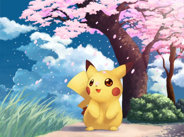 Anime picture 1400x1046 with pokemon nintendo pikachu gen 1 pokemon pokemon (creature) tagme