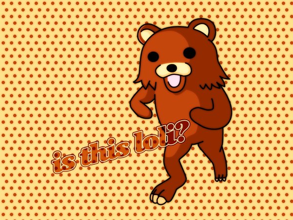 Anime picture 1600x1200 with 2ch 4chan pedobear bear tagme