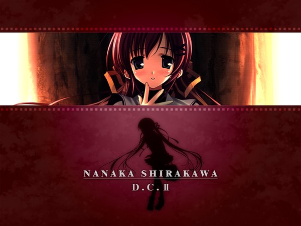 Аниме картинка 1280x960 с сначала сначала 2 shirakawa nanaka один (одна) длинные волосы смотрит на зрителя красные волосы имена персонажей девушка лента (ленты) лента для волос