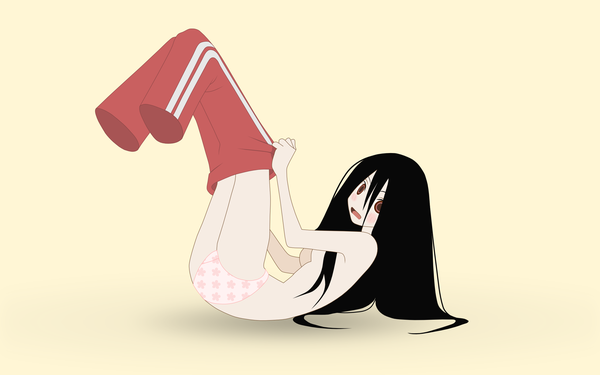 Anime picture 2560x1600 with sayonara zetsubou sensei shaft (studio) komori kiri highres light erotic wide image