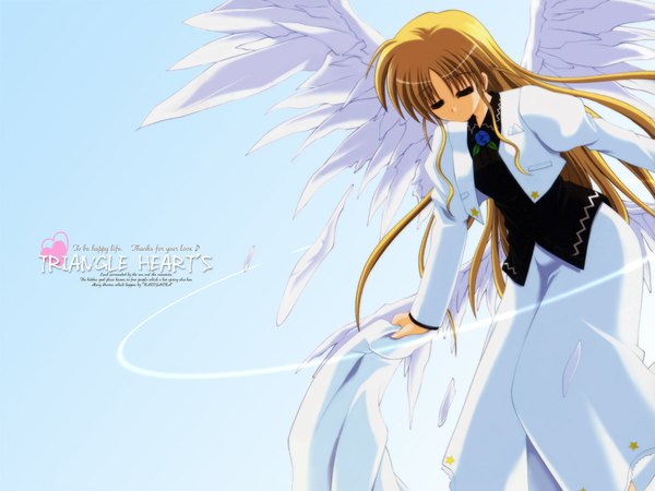 Anime picture 1024x768 with tagme triangle heart