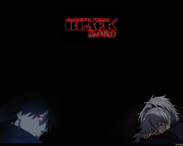 Anime picture 1280x1024 with darker than black studio bones yin (darker than black) hei (darker than black) tagme