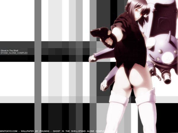 Anime picture 1600x1200 with ghost in the shell production i.g kusanagi motoko tachikoma light erotic