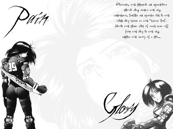 Anime picture 1600x1200 with battle angel alita gally tagme