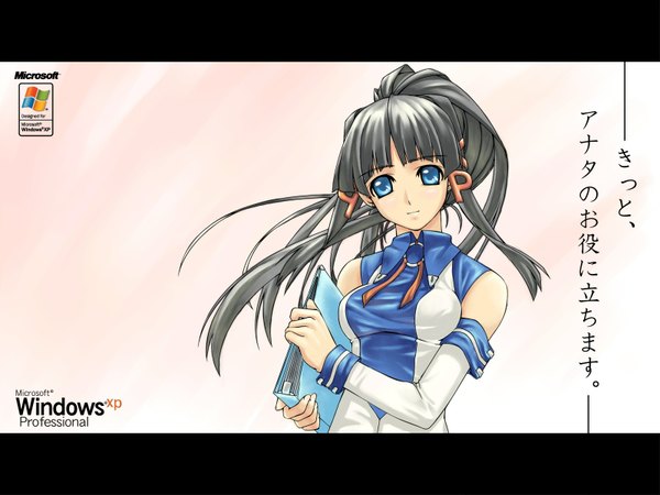 Anime picture 1600x1200 with os-tan xp-tan (saseko) highres folder tagme