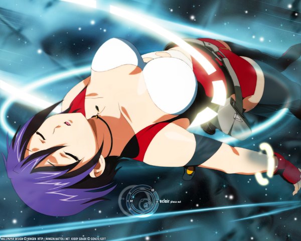 Anime picture 1280x1024 with kiddy grade gonzo eclair (kiddy grade) light erotic tagme