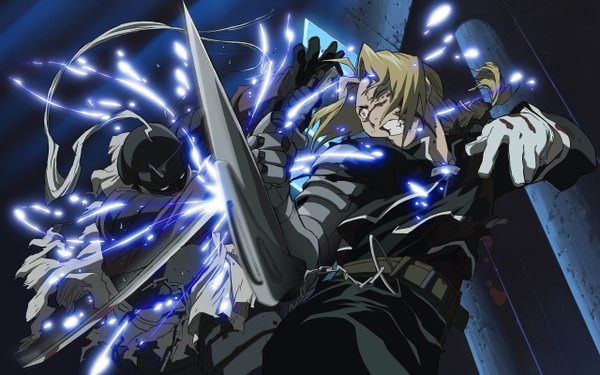 Anime picture 2560x1600 with fullmetal alchemist studio bones highres wide image