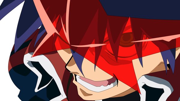 Anime picture 4000x2251 with tengen toppa gurren lagann gainax simon highres wide image