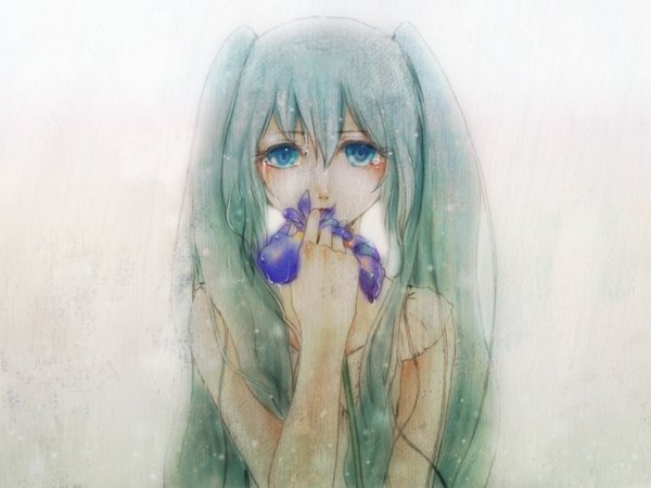 Anime picture 2000x1501 with vocaloid hatsune miku highres girl tagme