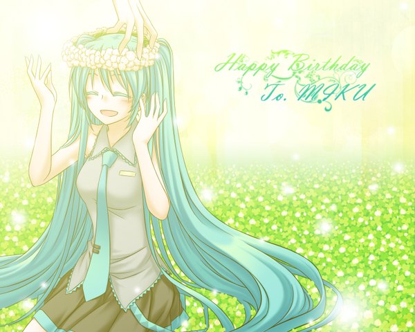 Anime picture 1500x1200 with vocaloid hatsune miku girl tagme