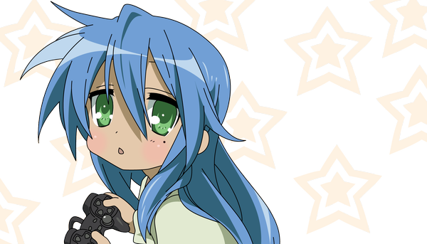 Anime picture 2000x1144 with lucky star kyoto animation izumi konata highres wide image transparent background girl